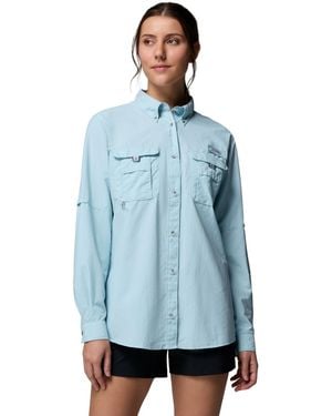 Columbia Bahama Ii Roll-up Long-sleeve Top - Natural