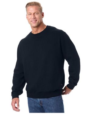 Kingsize Big & Tall Wicking Fleece Crewneck - Blue