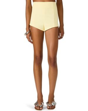 Steve Madden Lonnie Mid-rise Shorts - Natural