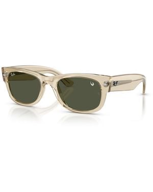 Ray-Ban Star Wars – Grogu Oversized Mega Wayfarer Ii Sunglasses Rb0832s - Green