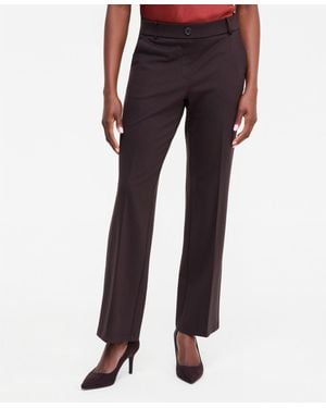 Kasper Petite Modern Compression Slim-leg Pants - Multicolor