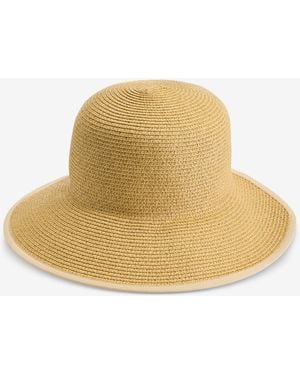 Giani Bernini Elevated Straw Face Framer Hat - Natural