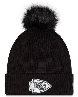 KTZ Kansas City Chiefs 2026 Salute To Service Cuffed Knit - Black