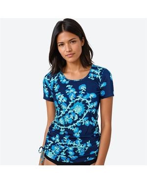Calypsa Adele Swim Top - Blue