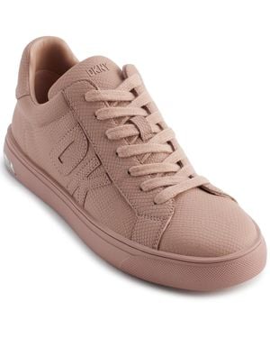 DKNY Abeni Lace-up Low-top Sneakers - Brown