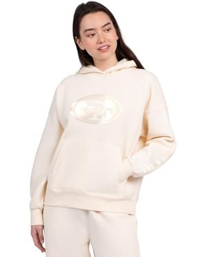 Starter San Francisco 49ers Pastels Relaxed Travel Hoodie - Natural