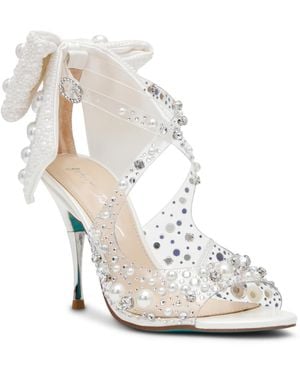 Betsey Johnson Tessa Dress Sandals - White