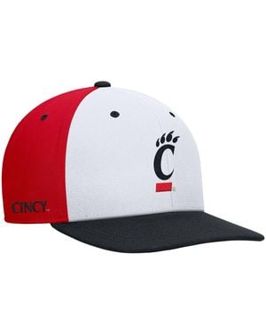 Nike White/red Cincinnati Bearcats Pro Performance Snapback Hat