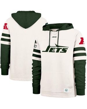 '47 New York Jets Split Zone Cornerback Duo Lacer Hoodie - Black