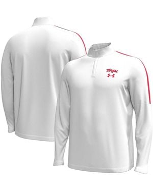 Under Armour Maryland Terrapins Playoff Performance Quarter-zip Jacket - Gray