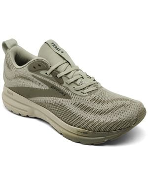Brooks Trace 4 Running Sneakers From Finish Line - Green