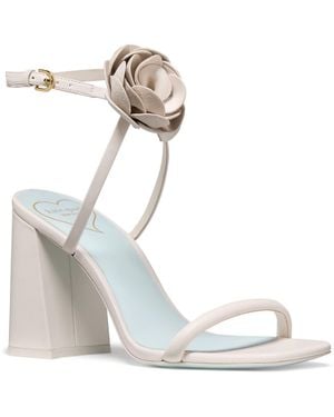Kate Spade Perfect Match Smooth Leather Heeled Sandals - White