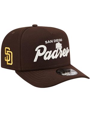 KTZ San Diego Padres Local Play A-frame 9fifty Snapback Hat - Brown
