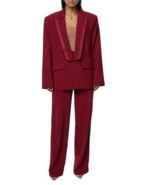 JLUXLABEL Suite Life Woven Balzer Pant - Red