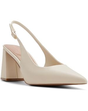 ALDO Jannette Pointed Toe Dress Pumps - Natural
