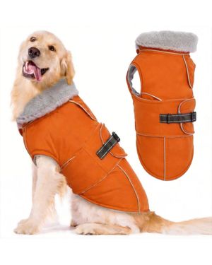 Aronkl Reflective Waterproof Dog Jacket - Orange