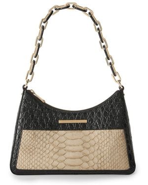 Brahmin Mod Esme Breckenridge Medium Leather Shoulder Handbag - Black