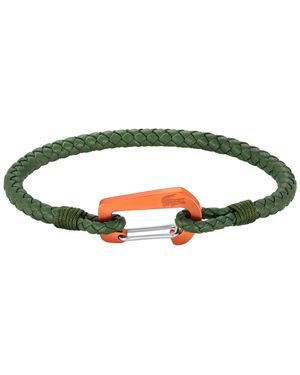 Lacoste Aluminum Carabiner Closure Bracelet - Green