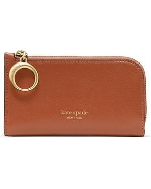 Kate Spade Slim Halo Bifold Small Wallet - Brown