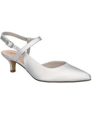 Bella Vita Kayce Slingback Pumps - White