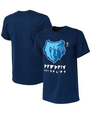 NBA Exclusive Collection Nba X Naturel Memphis Grizzlies No Caller Id T-shirt - Blue