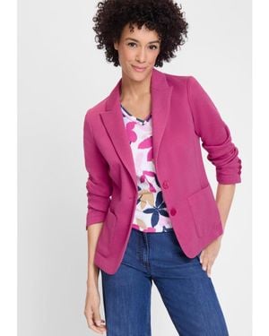 Olsen Pique Blazer - Purple