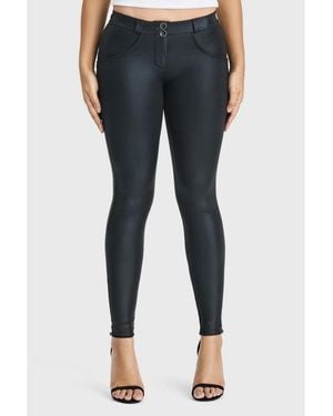 Freddy Mid-rise Sculpting Skinny Disco Pants - Blue