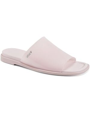 DKNY Cataline Slide Flat Sandals - Pink