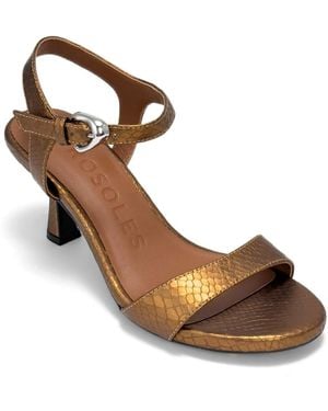 Aerosoles Divia Open Toe Dress Sandals - Brown