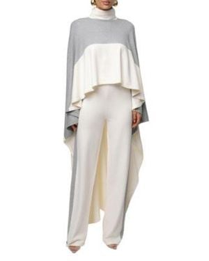 JLUXLABEL Chasing Fall Contrast Top Pant - White