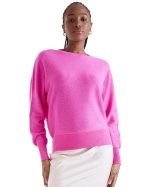 1982 Alaia Long Sleeve Cashmere Sweater - Pink