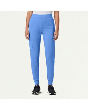 Jaanuu Rubi 6-pocket Slim Knit Scrub jogger - Blue