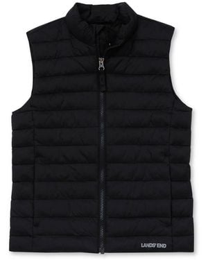 Lands' End Kids Featherfree Insulated Packable Vest - Black