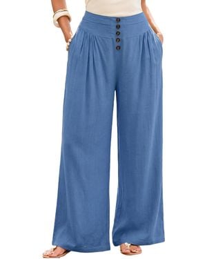 CUPSHE Clean Girl Pants - Blue
