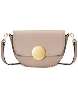 orYANY Lottie Leather Convertible Adjustable-strap Crossbody Handbag - Natural