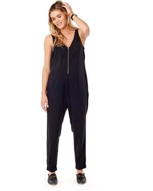 Ingrid & Isabel Ingrid + Isabel Maternity Zip Front Jumpsuit - Blue