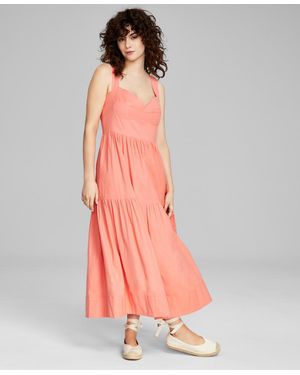 And Now This Sweetheart-neck Maxi Dress - Pink