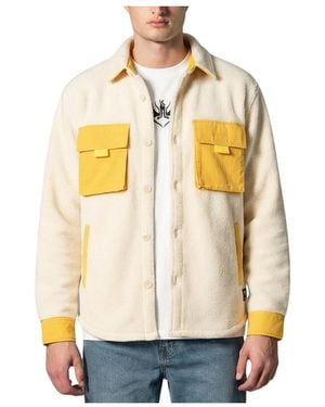 Wesc Sherpa Cargo Overshirt - Metallic