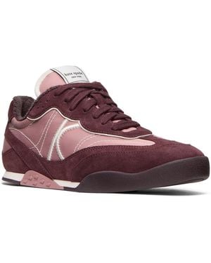 Kate Spade Ks Drift Lace-up Sneakers - Purple
