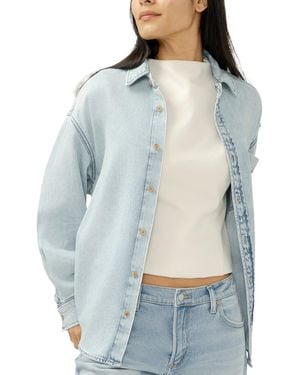 Silver Jeans Co. Relaxed Button-up Shirt - Blue
