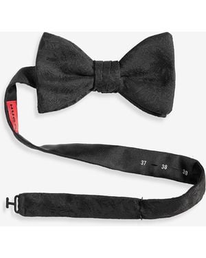 BOSS Hugo By Patterned Pre-tied Bow Tie - Black