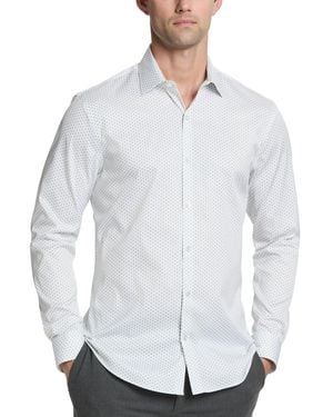 Calvin Klein Extra Slim Fit Dress Shirt in Green for Men | Lyst