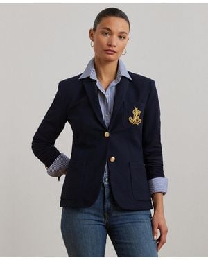 Ralph Lauren Bullion Jacquard Blazer - Blue