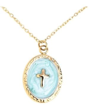Starfish Project Shine Bright Cross Pendant - Blue