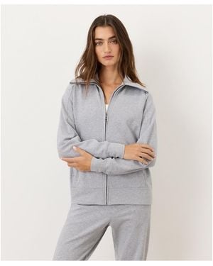 Pact Cloudknit Zip Jacket - Gray