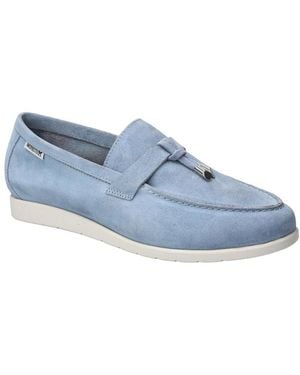 Mephisto Valenza Suede Slip-on Loafer - Blue