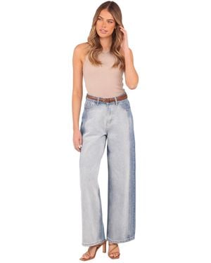 Petal & Pup Yuri Wide Leg Jeans - Blue