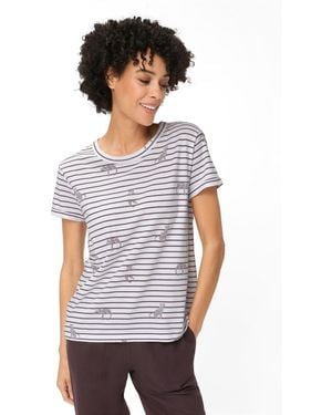 Olsen Stripe T-shirt - White