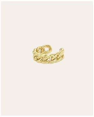 Zoe Lev Cuban Link Ear Cuff - Natural