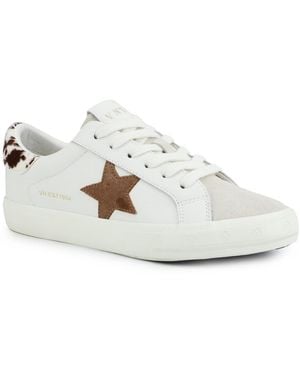 Vintage Havana Grande Stone Taupe Leopard Sneakers - White